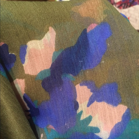 French Connection FCUK Peasant Floral Blouse Top - Picture 5 of 5